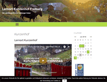 Tablet Screenshot of kunzenhof.de